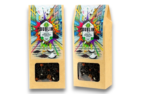 Herbata Czarna Kenya z Ziarnem Kawy DUBLIN (KT) (50g) Irlandzka Magia Smaku